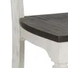 Liberty Furniture 417-C1500S Allyson Park - Slat Back Side Chair - Wirebrushed White / Charcoal