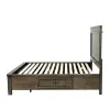 Liberty Furniture 759-BR-Q2S Thornwood Hills - Queen Two Sided Storage Bed - Rock Beaten Brown