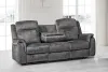 New Classic U456-30P1-SGY Park City - Sofa With Power Footrest - Slate