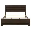 CoasterEveryday 204391KW Kauffman - Wood California King Panel Bed - Dark Cocoa