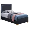 Coaster Fine Furniture 222831T Marceline - Wood Twin LED Panel Bed - Black