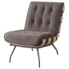 Coaster Fine Furniture 907503 Aloma - Upholstered Tufted Armless Accent Chair - Brown