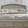 Liberty Furniture 805-BR24HU Avalon - King Upholstered Headboard - Burnished Beige