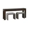 Liberty Furniture 732-AC-3PCS Cascade Falls - 3 Piece Set - Satin Espresso / Gray