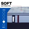 Tempur Sealy 53199961 Tempur Sealy 53199961 Posturepedic Pro - Dupont II Euro Pillow Top Soft Mattress - King