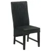 Coaster Fine Furniture 106387 Barrand - Upholstered Dining Side Chair (Set of 2) - Black