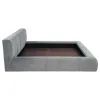 Coaster Fine Furniture 315981KE Wilshire - Upholstered Eastern King Platform Bed - Gray