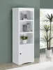 Coaster Fine Furniture 724113-SET Laughlin - 3 Piece Entertainment Center TV Stand - White