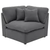Coaster Fine Furniture 551455-SET Hobson - 6 Piece Upholstered Modular Sectional Sofa - Charcoal