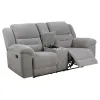 Coaster Fine Furniture 602551-S3 Gilson - 3 Piece Chenille Upholstered Sofa Set - Gray