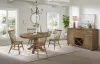 Intercon CL-TA-4260-WCT-C Colonial Oak - Round Pedestal Table - Weathered Chestnut