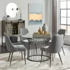 CoasterEveryday 193511 Granvia - Round Metal Dining Table Base - Gunmetal
