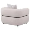 Coaster Fine Furniture 508963 Jeanette - Fabric Upholstered Round Arm Accent Chair - Beige