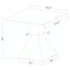 Coaster Fine Furniture 710208-S3 Jenny - 3 Piece Rectangular Coffee And End Table Set - Chrome