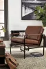 Ashley Furniture A3000193 Ashley Furniture A3000193 Puckman - Accent Chair - Brown / Silver Finish