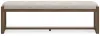 Ashley Furniture D974-00 Cabalynn - Large Uph Dining Room Bench - Oatmeal / Light Brown
