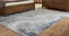 Ashley Furniture R406132 Langrich - 5' x 7' Rug - Blue / Gray / Cream