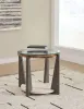 Ashley Furniture T432-6 Frazwa - Round End Table - Multi