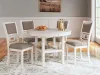 Ashley Furniture D423-225 Erinberg - Dining Room Table Set (Set of 5) - Antique White