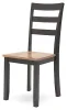 Ashley Furniture D396-01 Gesthaven - Dining Room Side Chair (Set of 2) - Natural / Brown