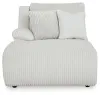 Ashley Furniture 92706S12 Ashley Furniture 92706S12 Top Tier - 4-Piece Reclining Sectional With Laf Press Back Chaise - Alloy