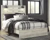 Ashley Furniture B192/31/36/57/54/96/92(2) Ashley Furniture B192/31/36/57/54/96/92(2) Cambeck - 7 Pc. - Dresser, Mirror, Queen Panel Bed, 2 Nightstands - Whitewash
