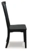 Ashley Furniture PCD824-05 Greddinton - Dining Room Side Chair (Set of 2) - Black