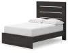 Ashley Furniture PCB2108B15 Hollivern - Full Panel Storage Bed - Dark Gray