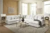 Ashley Furniture PC66906S11 Misty-Lakes - 5-Piece Sectional With RAF Corner Chaise - Chalk