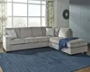 Ashley Furniture 87214S2 Ashley Furniture 87214S2 Altari - Right Arm Facing Corner Chaise 2 Pc Sectional - Alloy