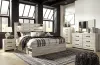 Ashley Furniture B192B27 Ashley Furniture B192B27 Cambeck - King Panel Bed With 4 Storage Drawers - Whitewash