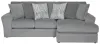 Jackson Furniture Industries 2477/46/76/2-28 Jackson Furniture Industries 2477/46/76/2-28 Glacier - 2 Piece Sofa Chaise (LSF Loveseat / RSF Chaise) - Shark