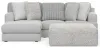 Jackson Furniture Industries 3303/75/42/28-18 Jackson Furniture Industries 3303/75/42/28-18 Logan - 2 Piece Upholstered Sectional With Comfort Coil Seating, 46