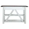 Liberty Furniture 139WH-SR5536 Farmhouse - Server - Two Tone White / Wood Tone