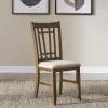 Liberty Furniture 227-C9201S Santa Rosa - Lattice Back Side Chair - Antique Honey