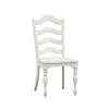 Liberty Furniture 244-CD-7LGS Liberty Furniture 244-CD-7LGS Magnolia Manor - 7 Piece Leg Table Set - Antique White & Weathered Bark