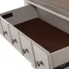 Liberty Furniture 824-BR41 Heartland - 5 Drawer Chest - Antique White / Tobacco Tops