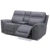 Liberty Furniture 7007BG-23P Liberty Furniture 7007BG-23P Cooper - Loveseat With Console P3 & Zg - Blue Gray