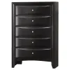 CoasterEssence 200701KW-S5 Briana - California King 5 Piece Bedroom Set - Black