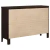 CoasterEveryday 202093 Carlton - 6-Drawer Dresser - Cappuccino