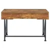 CoasterEveryday 801541 Analiese - 3-Drawer Writing Desk - Rustic Nutmeg