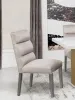 Coaster Fine Furniture 106683 Carla - Velvet Upholstered Dining Side Chair (Set of 2) - Stone