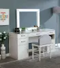 Furniture of America FOA-DK5684WH-PK Vickie - Vanity Set - Luminous White