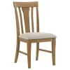 Coaster Fine Furniture 109460-S5 Hartville - 5 Piece Round Dining Table Set - Natural Light Brown