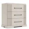 Riverside Furniture 78269 Alexis - 3-Drawer Nightstand - Latte Essence