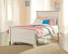 Ashley Furniture B267-87 Willowton - Full Panel Headboard - Whitewash