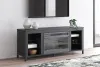 Ashley Furniture W2721-168 Cayberry - TV Stand With Fireplace - Black