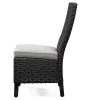 Ashley Furniture P792-601 Beachcroft - Side Chair With Cushion (Set of 2) - Black / Light Gray