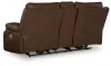 Ashley Furniture U1040018 Vonryan - Power Reclining Loveseat With Console / Adj Headrest - Tobacco