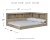Ashley Furniture EB2270B2 Ashley Furniture EB2270B2 Oliah - Full Bookcase Storage Bed - Natural